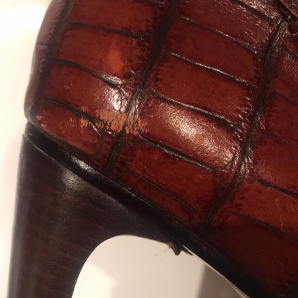 Leather Croco boots - Picture 9 of 10